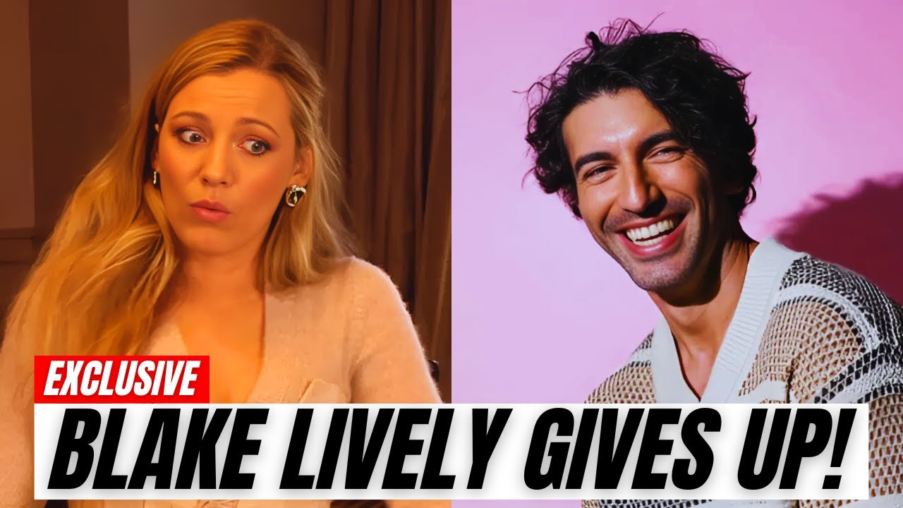 Blake Lively GIVES UP! Justin Baldoni WINS BIG! - YouTube