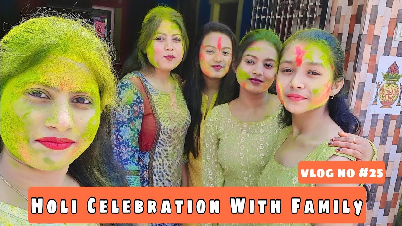 Holi Celebration With Family ❤/Vlog no #25 @ManaramaBeautyVlogs