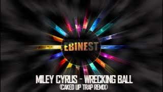 Miley Cyrus - Wrecking Ball (CAKED UP trap remix) (Bass boosted - HD)