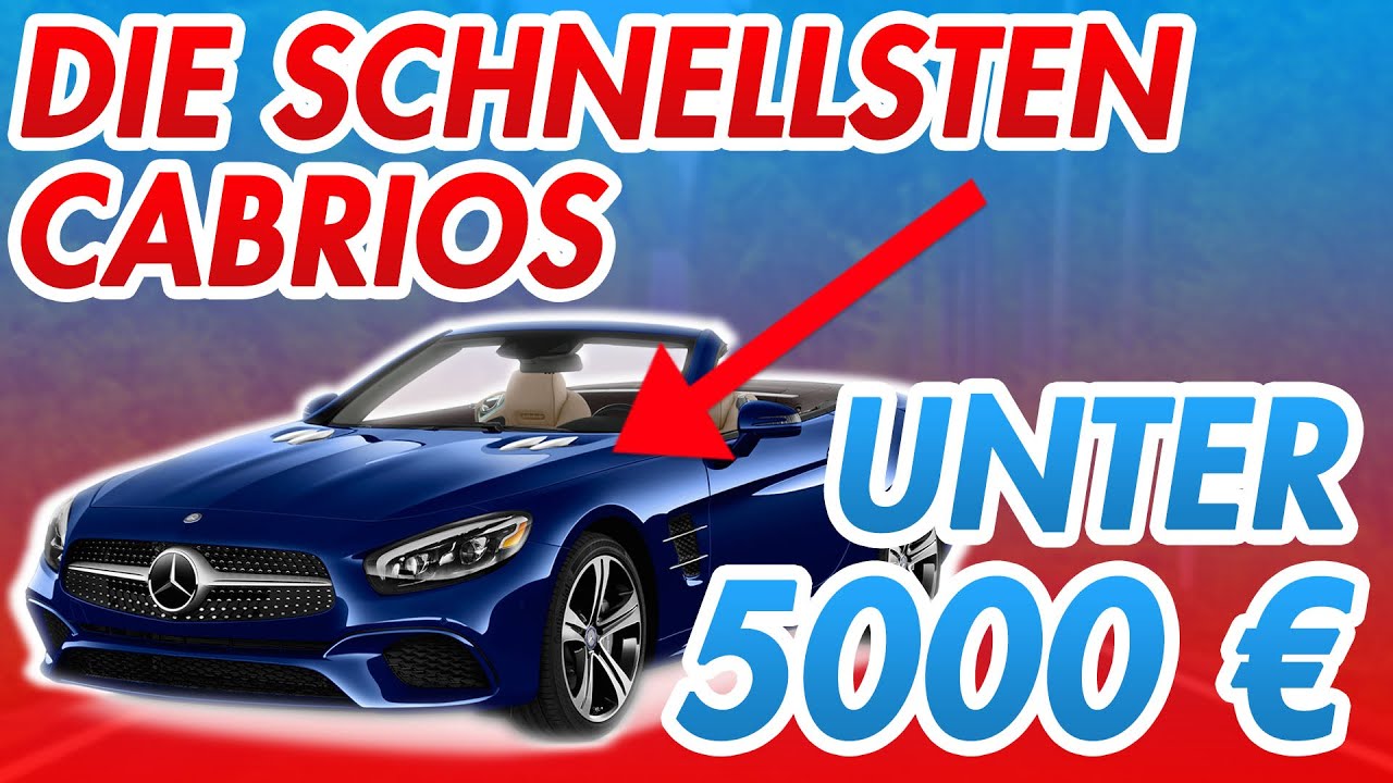Die 5 Besten Cabrios Fur Unter 5000 Faktenauto Youtube