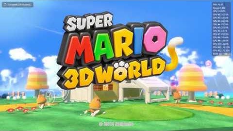 CEMU 1.16 WIP 4 | Super Mario 3D World | Vulkan [SEIZURE WARNING]