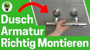 Wie montiere ich eine duscharmatur ab?