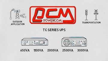 POWERCOM - TC UPS Protects Outdoor Electronic Equipment