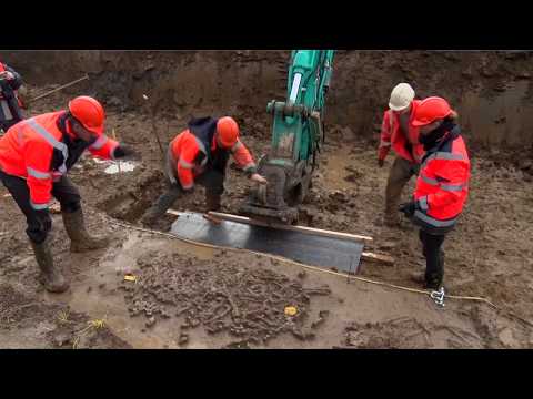 Opgraving prehistorisch familiegraf Tiel-Medel © Jan Bouwhuis