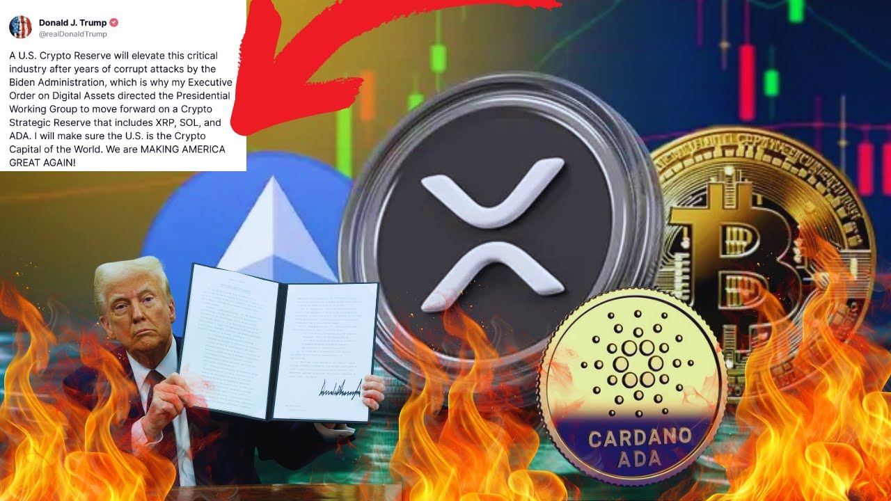 Strategic Reserve Announcement Today BTC ETH XRP ADA & Sol #ada #xrp # ...