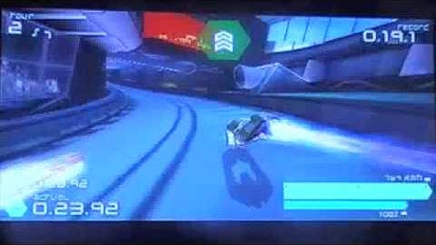 WIPEOUT PULSE - outpost 7 white speedlap phantom