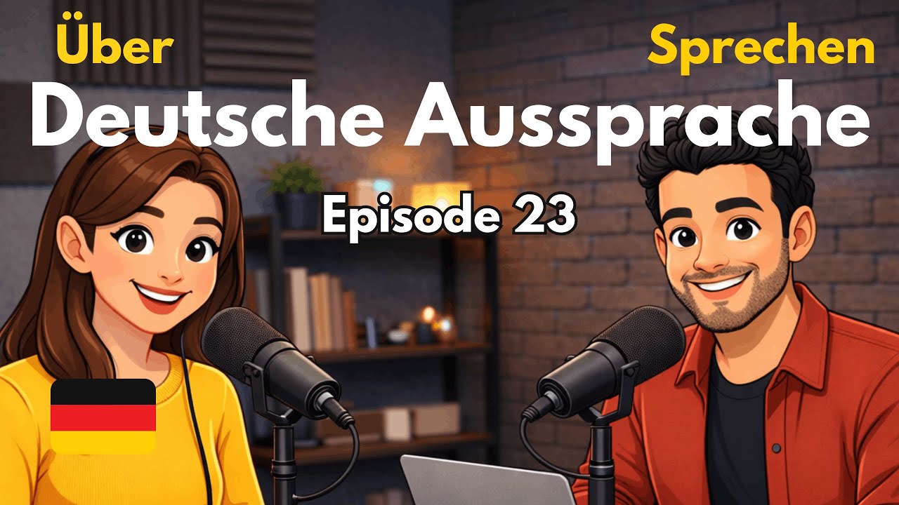 Deutsch Aussprache, Klar und Verständlich Sprechen | Podcast | A1-B1 | Episode 23  