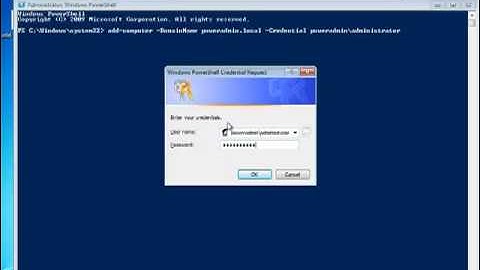 PowerShell add-computer