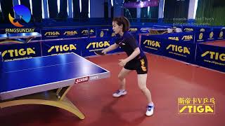 How to move faster in table tennis?