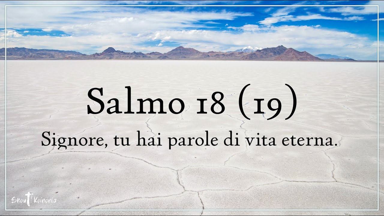 Signore Tu Hai Parole Di Vita Eterna