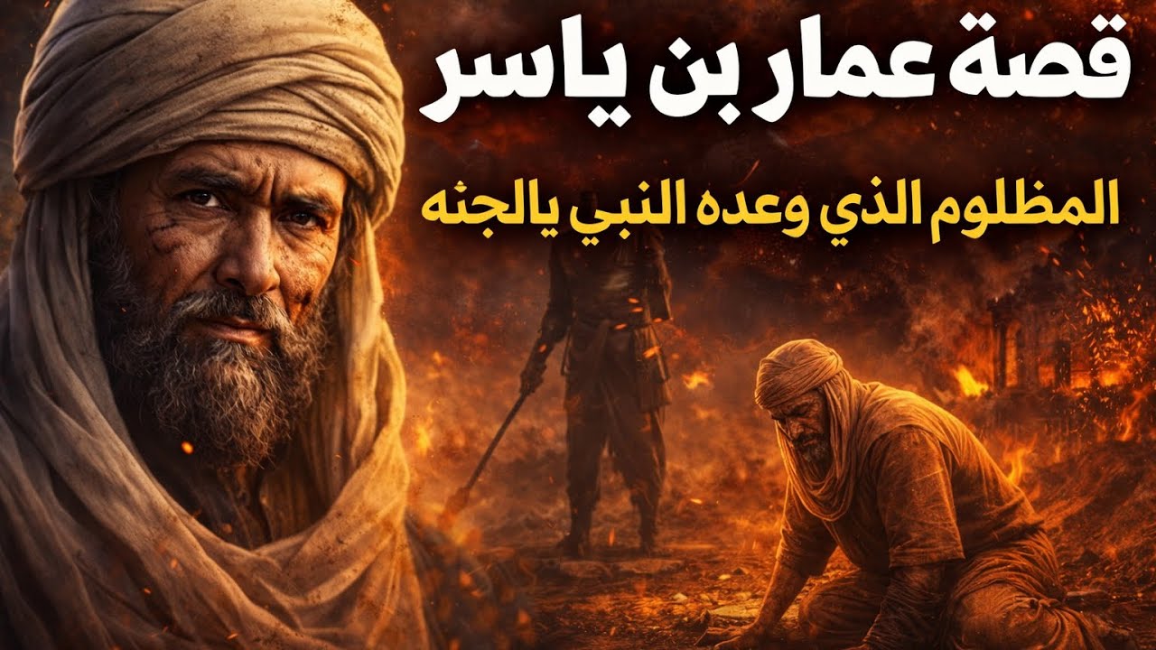 عمار بن ياسر من نار التعذيب إلى وعد الجنة