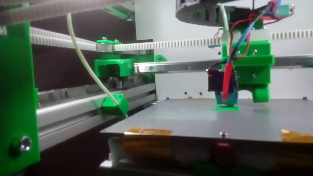 100mm s print with xy core 3d printer youtube