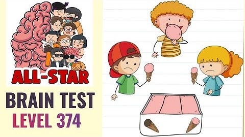 Brain Test All Star Level 374 | Distribute the ice cream equally | Walkthrough