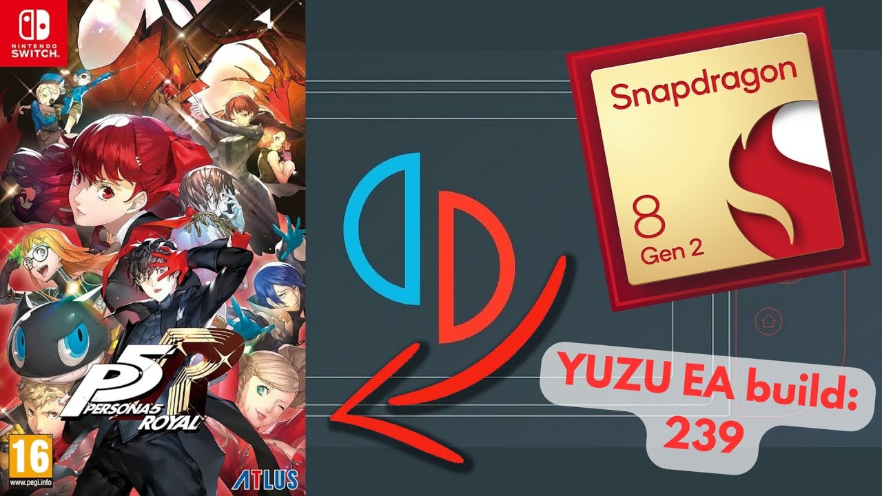 [Yuzu Android 239] Persona 5 Royal - Snapdragon 8 Gen 2 - YouTube