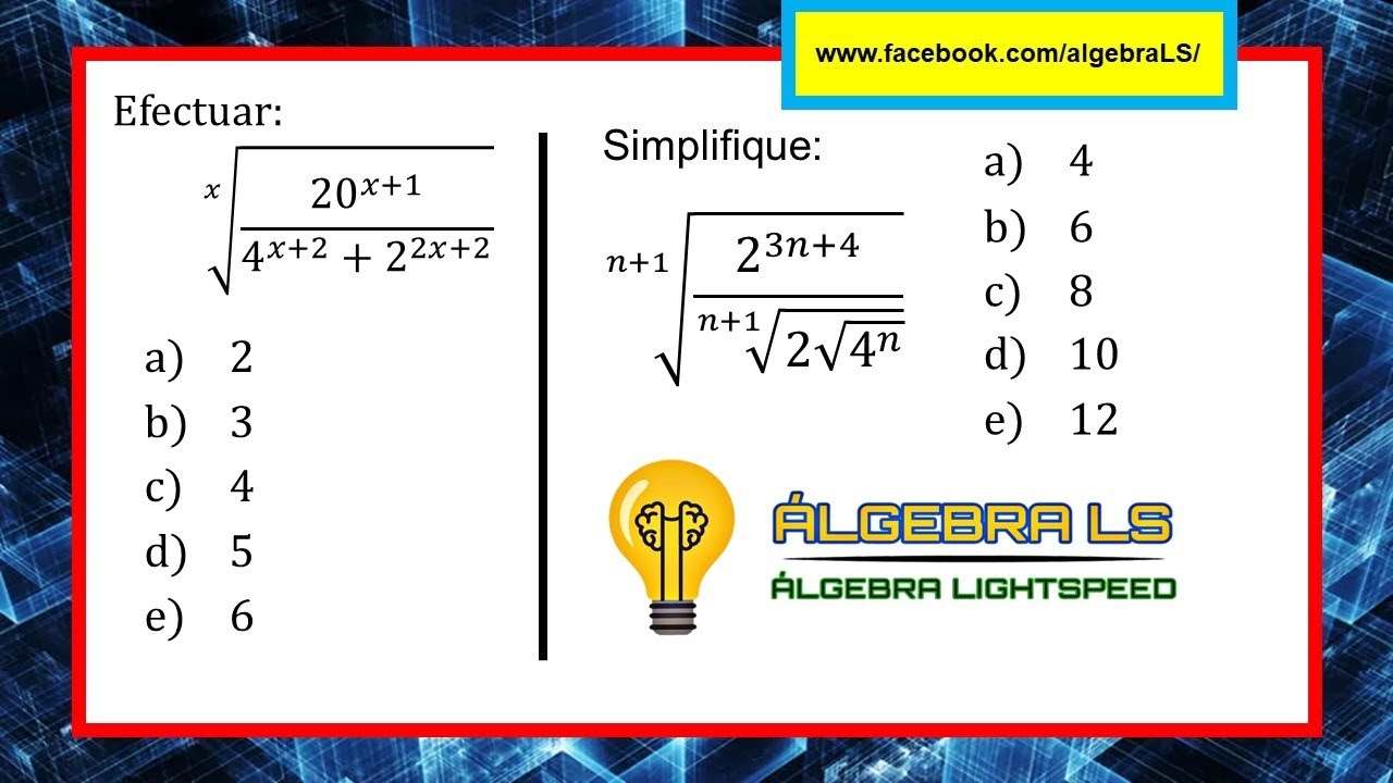 Leyes de Exponentes y Radicales Truco Algebraico YouTube