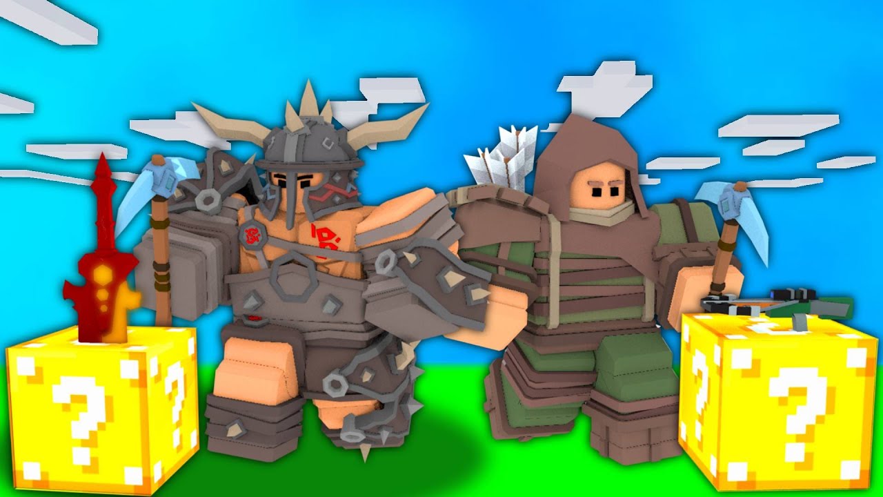 Bedwars, But LUCKY BLOCKS Choses My KIT! (Roblox)