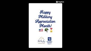 Happy Military Appreciation Month!