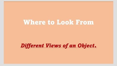 Different Views of an Object