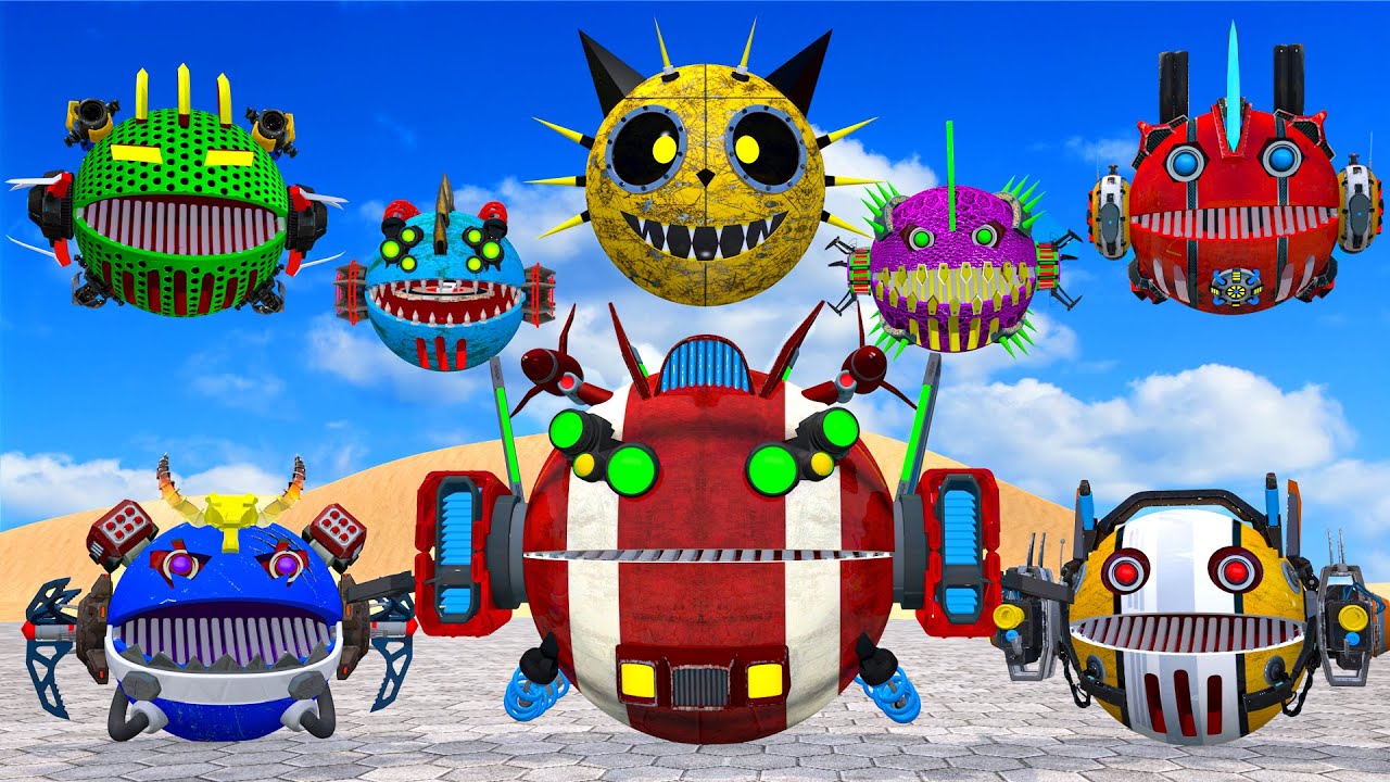 Christmas gift from Santa for MS PACMAN - RED ROBOT PACMAN defeats MONSTER BLUE PACMAN #2025