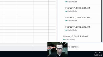Google Doc Revision History