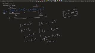 Lecture 31: Three Address Code (Part 02)