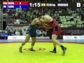 Reza Yazdani (Iran) vs Jake Varner (USA) 96kg 2012 Freestyle World Cup