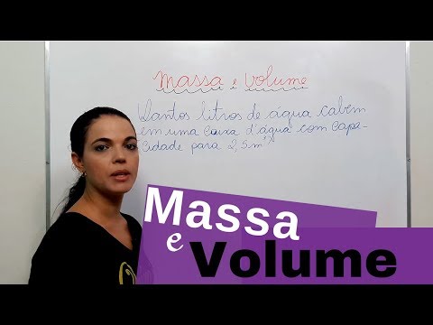 Vídeo: Diferença Entre Massa E Volume