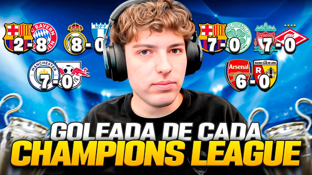 REACCION A ''LA GOLEADA MAS GRANDE DE CADA CHAMPIONS LEAGUE'' (2014-2026)