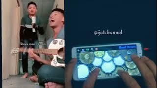 TANIA x  SALTING  BY  HAIRIE DAN ZUKIE - REAL DRUM & GUITAR (COVER)