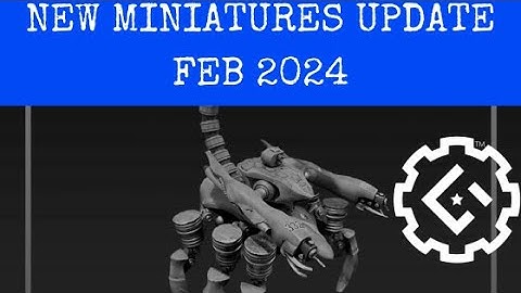 New miniatures in 2024 by GADDIS GAMING