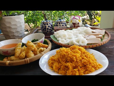 Video Làm CHÀ BÔNG BẰNG TÔM KHÔ thật ngon miệng lại bổ dưỡng - youtube