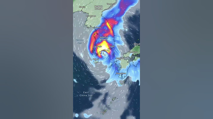 [기상특보] 태풍 카눈 8월 10일 목요일 아침 9시 경남 거제 상륙 😱 집중호우와 침수 우려