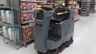 2019 JULY WALMART SELF DRIVING FLOOR CLEANER ICE BRAIN CORP AUTONOMOUS VEHICLE