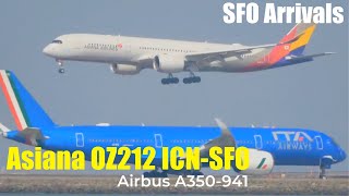 Asiana Airlines OZ212 Airbus A350 arrives from Incheon, South Korea 🇰🇷