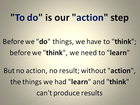 (WUOC 019) To learn, to think, to do