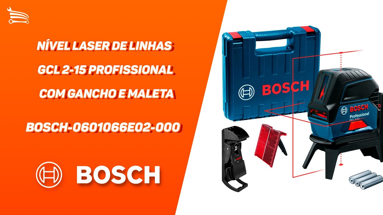 Nivel Laser Autonivelante Bosch Gcl2-15 +rm1+maletin 15mt