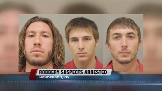 Henderson police arrest 3 fast food robbery suspects