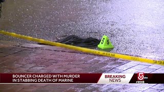 Bouncer charged with murder in stabbing death of former Marine