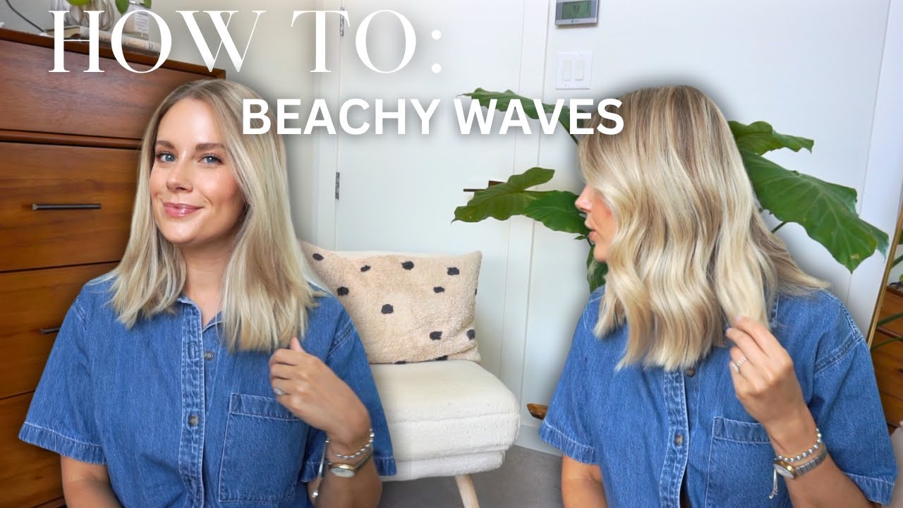 HOW TO: SUMMER WAVES | HAIR TUTORIAL | SHORT/MEDIUM LENGTH HAIR