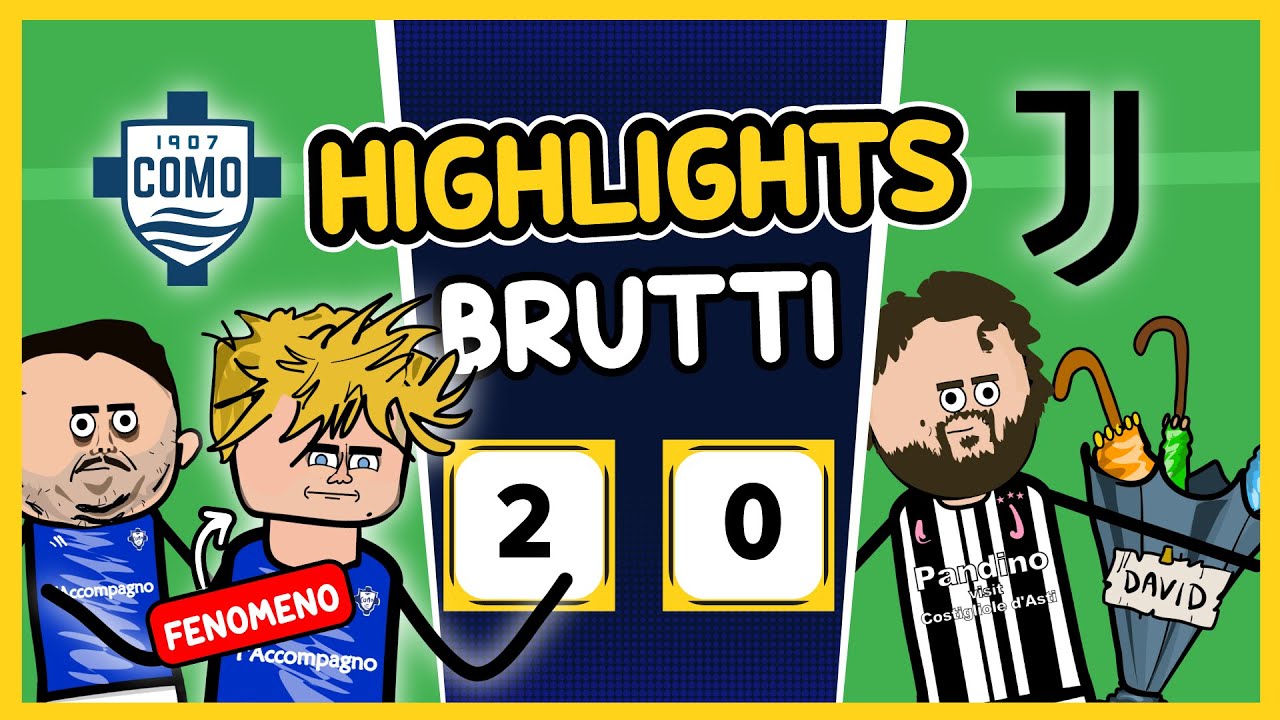 NICO PAZ DOMINA LA JUVE! COMO-JUVENTUS 2-0 | HIGHLIGHTS BRUTTI