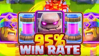 95% WIN RATE with EVOLUTION GOLEM PUMP in CLASH ROYALE _ GOLEM PUMP is BACK!
