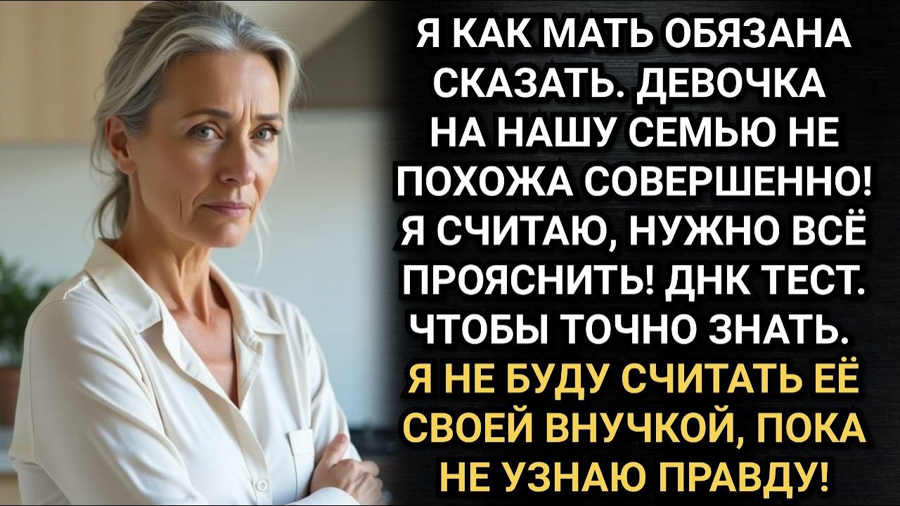 Не похожа. Значит не наша! Вынесла вердикт свекровь, глядя на малышку. Аудио рассказы