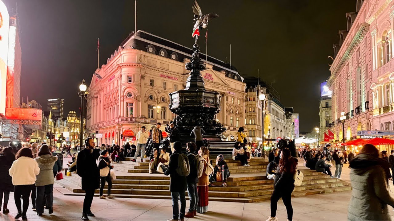 London Winter Walk Central London Midweek Evening Stroll London