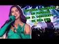 Jóvenes aparecen en pañales en el concierto de DÚA LIPA, para no perder sus lugares