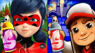 Subway Surfers Chicago 2023 Jenny Pixel Outfit vs Ladybug Run Gameplay HD screenshot 5