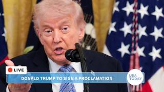 Live: Trump to sign proclamation at White House