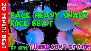 Get Caught in a 20 Minute Turbulent Spoon - 87 BPM Rock Drum Loop