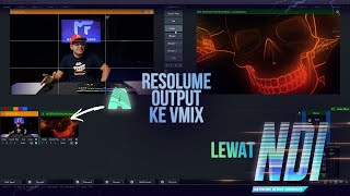 Video/audio output from Resolume to vMix with NDI