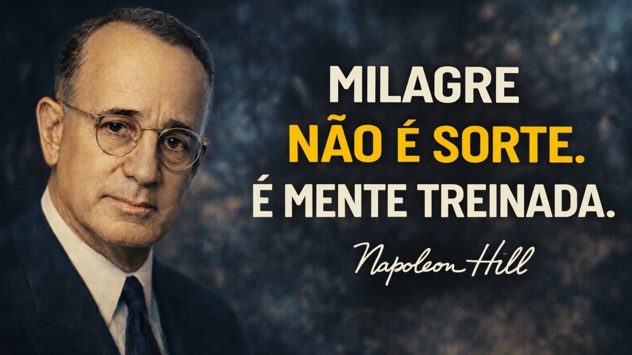Por Que Algumas Pessoas Criam “Milagres” e Outras Só Esperam | Napoleon Hill.