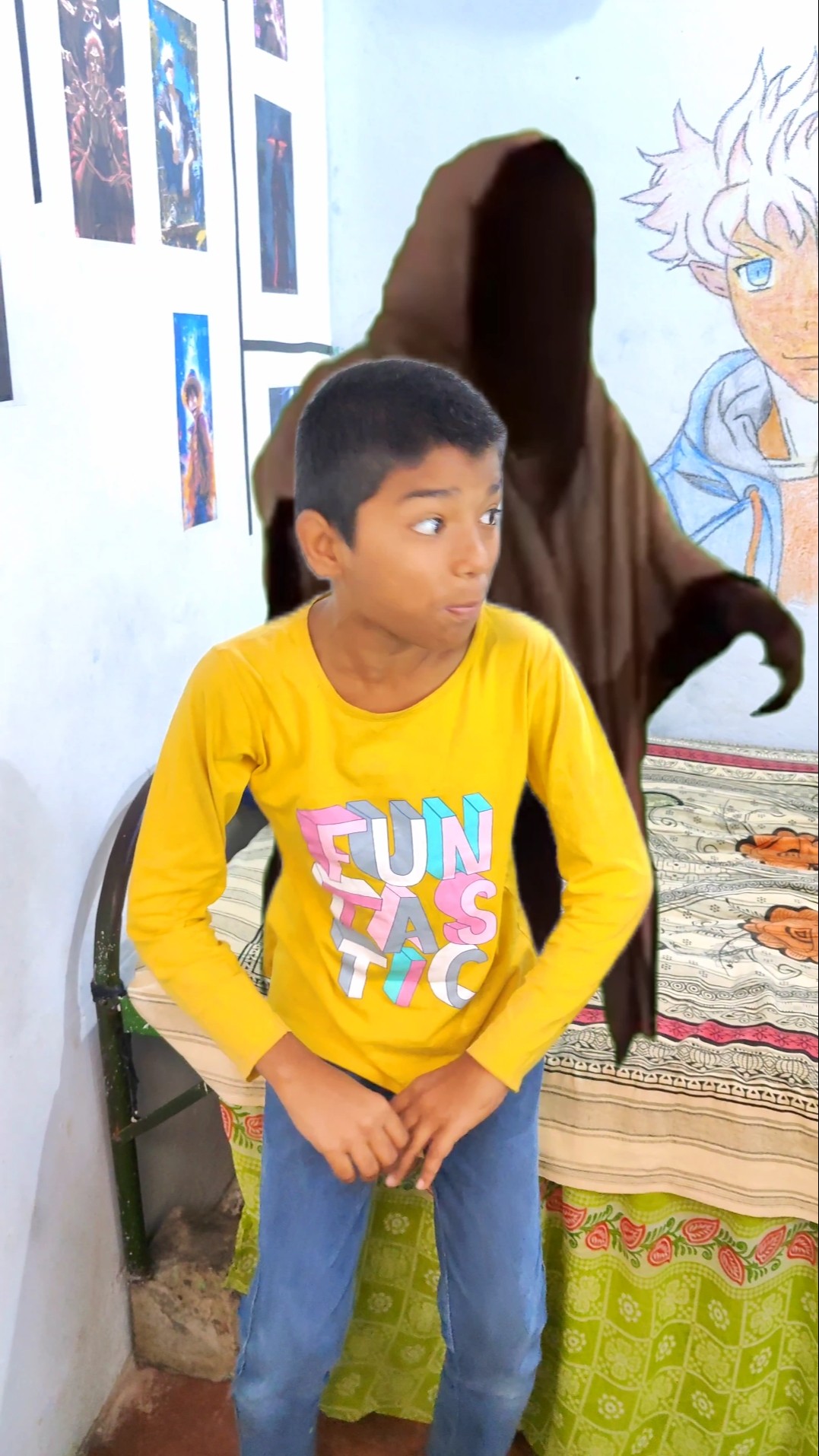 Garena Free Fire And Chotu Bhoot Prank ?? #shorts#freefireshorts
